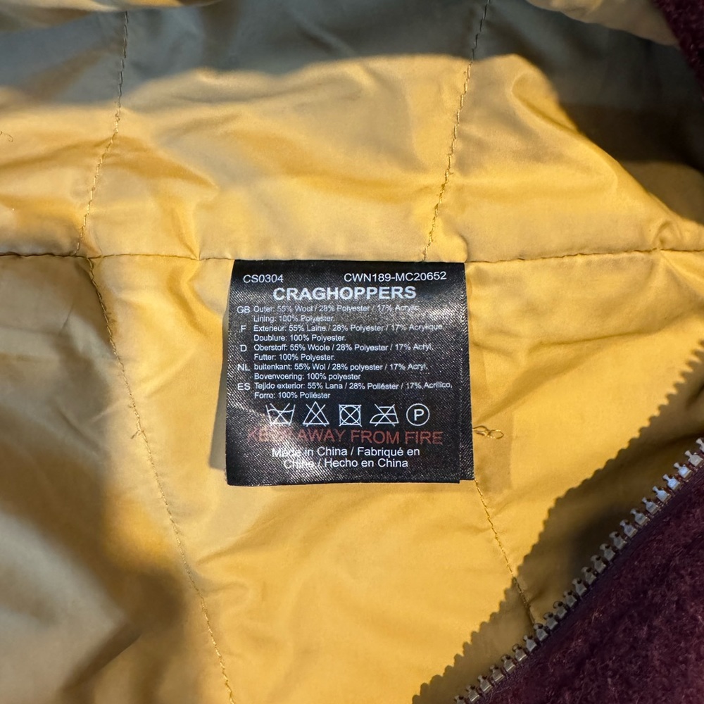 Craghopper wool jacket with hood - Picture 6 of 7